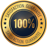 100% satisfaction guaranteed seal